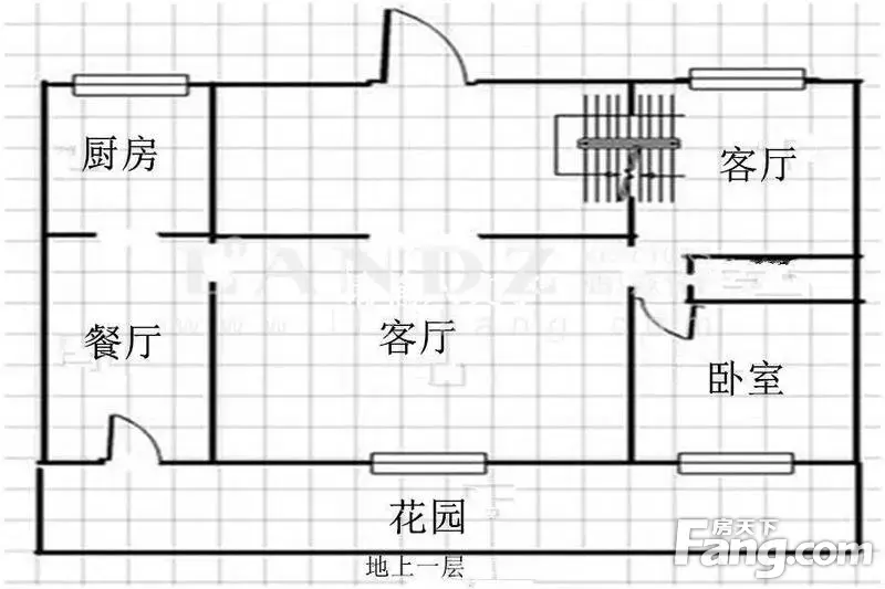 14米大面宽,80平花园,全南向房间