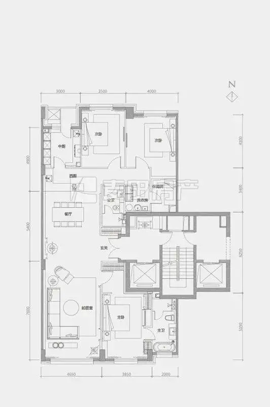 万柳书院新出 南北大三居 空房 车位 可长租 地铁10号线