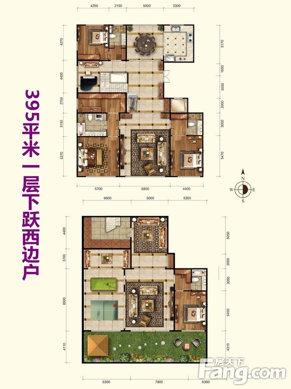 仅7万,4卧朝南,400万装修,60平院子的复式,西山龙胤