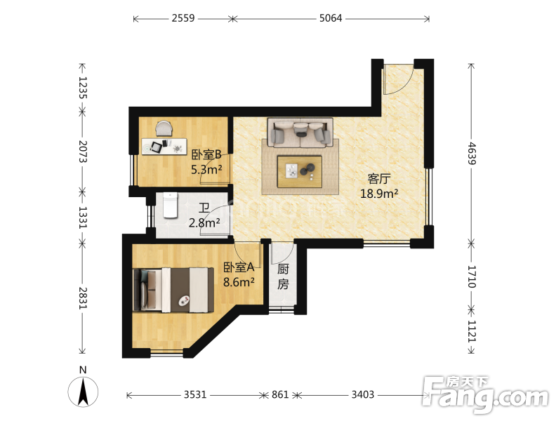 城南电视塔华城泊郡采光好,近地铁交通便利,西安城南三森华城泊郡二手