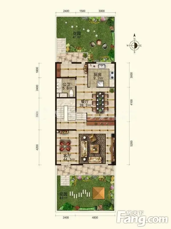 别墅带电梯,6居室四世同堂,可带5套,同看万柳书院,中海凯旋