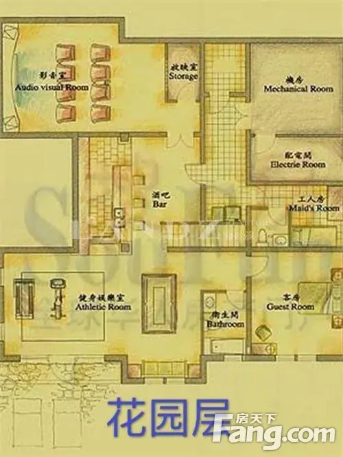 可看房,500平精装大花园,带泳池,现代简约式精装,北京