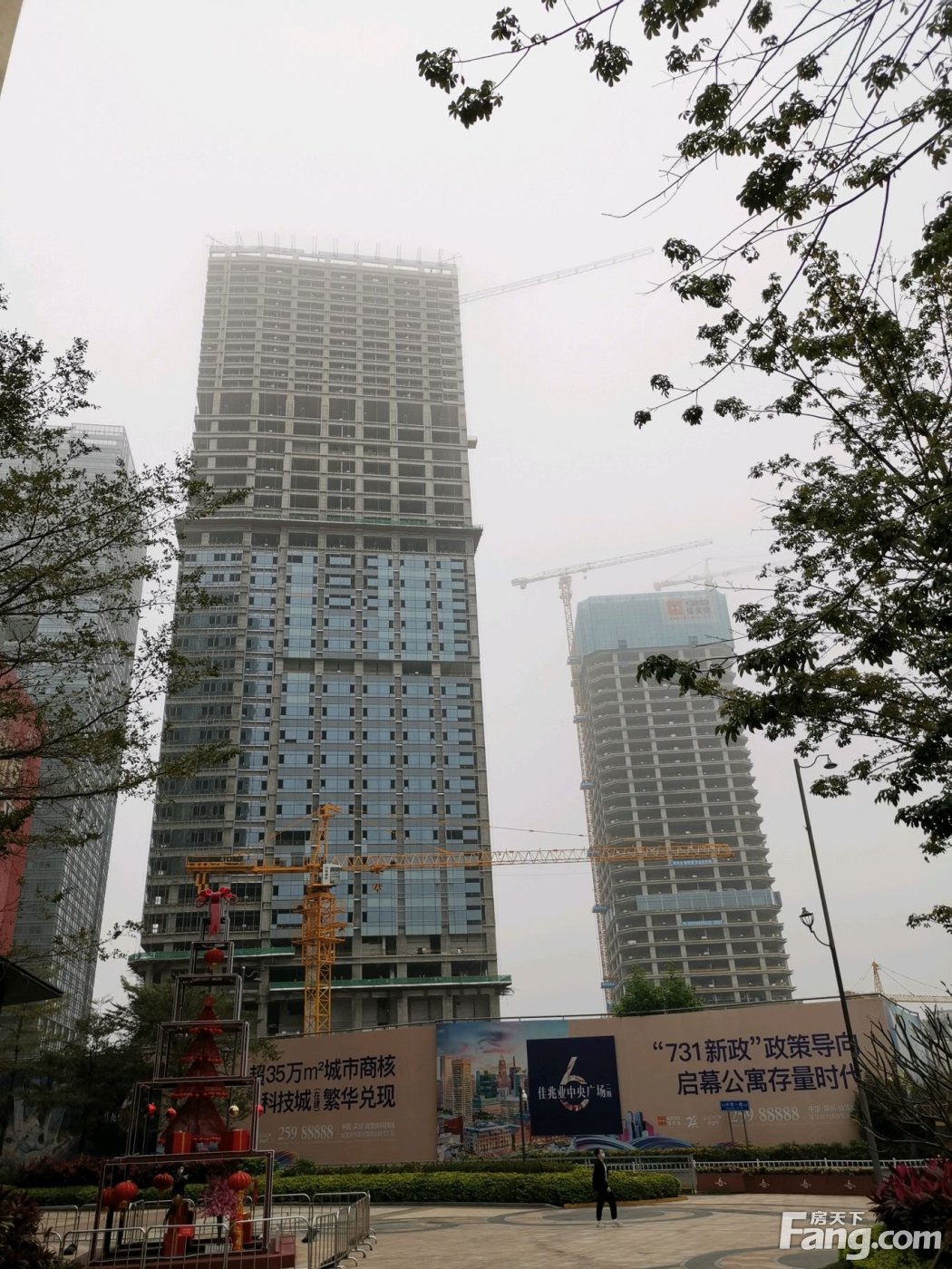 佳兆业中央广场二期怎么样？看置业顾问邓红伟发布了一条项目新消息！