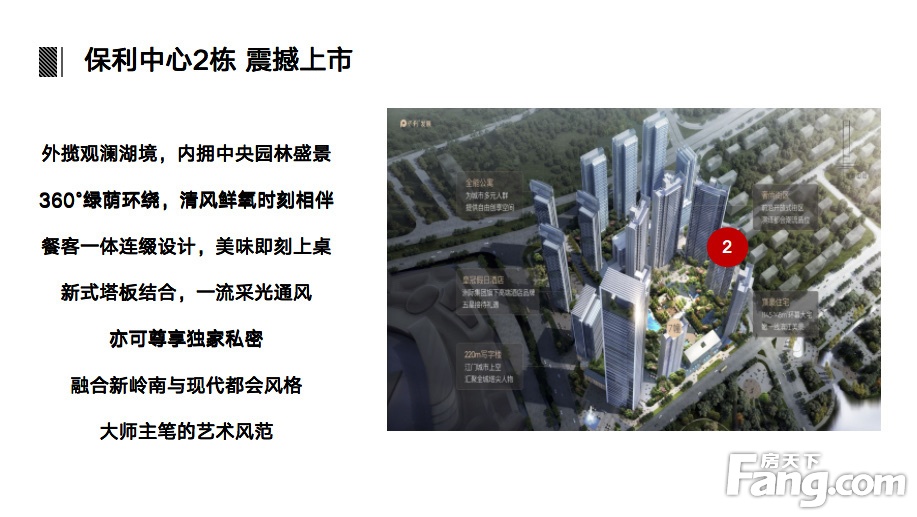 保利中心怎么样？看置业顾问陈颖霞发布了一条项目新消息！