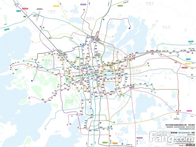 最新硕放镇的地铁交通路线图!