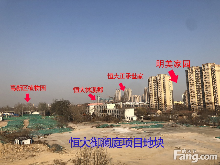 淄博高新区恒大新地块名为恒大御澜庭 规划17栋楼