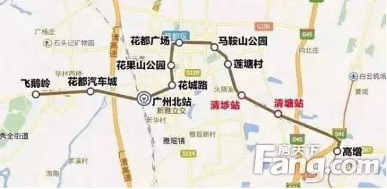 广花路扩建为自由人花园出行再提速