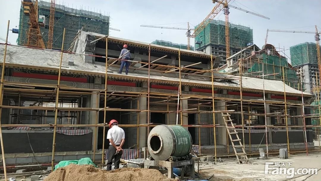 万达广场·欢乐小镇工期实拍 建设持续加速！