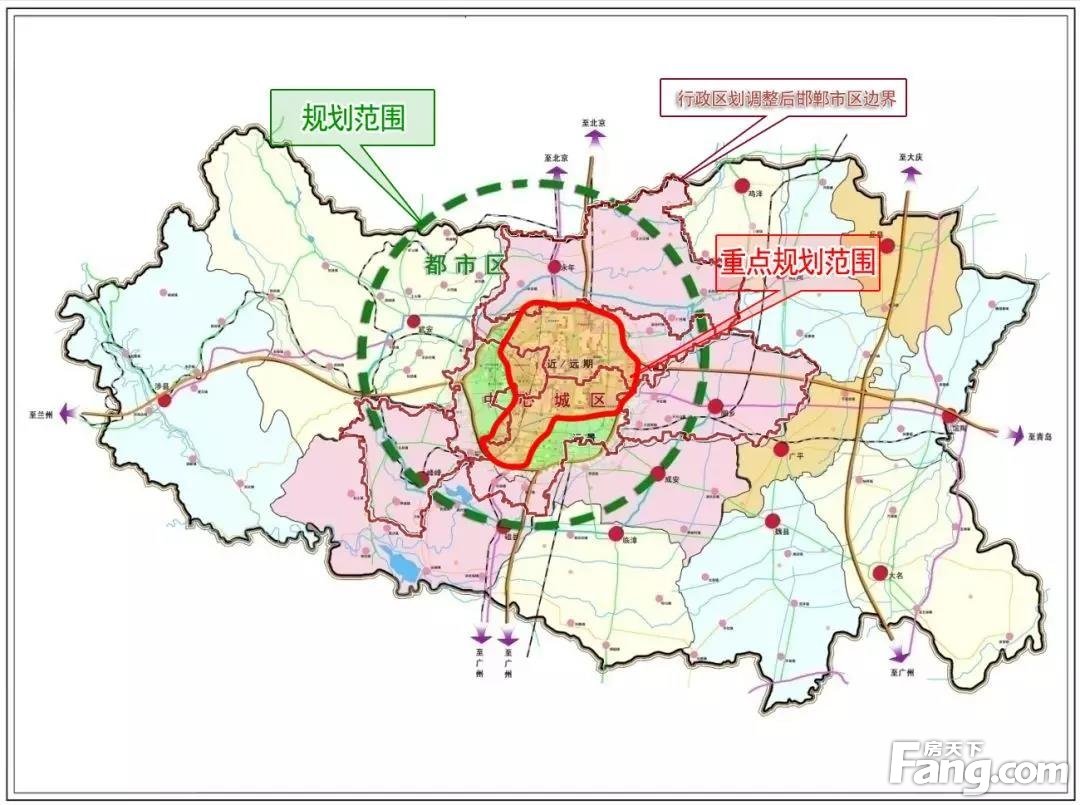邯郸轨道交通规划图曝光，哪条过你家？