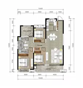 都市白领梦想家】○户型示意图中海·阅麓山vipline:0731-8288 0688