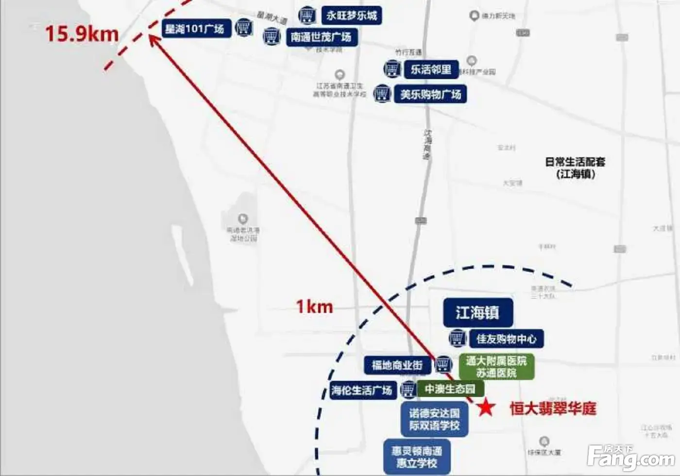 南通恒大翡翠华庭均价多少？苏通恒大翡翠华庭户型面积多大？