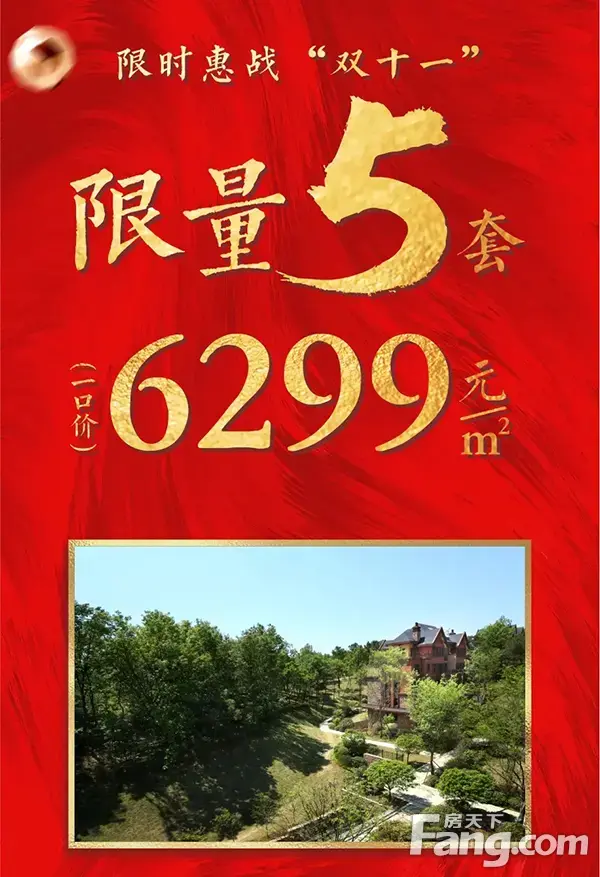 6299元/㎡抢花园洋房，限时限量，先到先得！