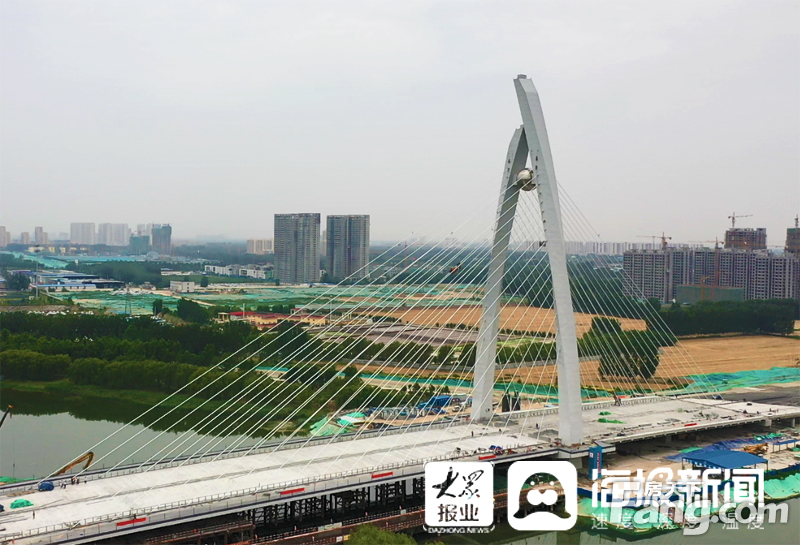 中华路跨徒骇河大桥将于6月底通车，开发区交通再提速！