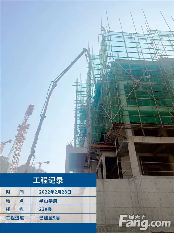 美好踏春来丨不负春光，半山学府3月份工程进度播报