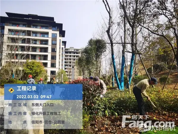 信合·公园里︱3月工程播报 阳春三月，美好筑家
