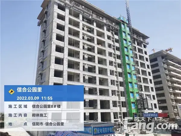 信合·公园里︱3月工程播报 阳春三月，美好筑家