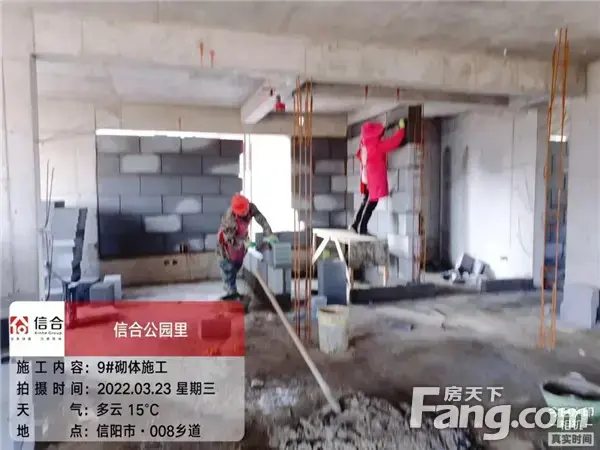 信合·公园里︱工程播报 施工热火朝天