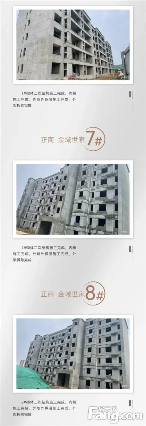 【信阳正商金域世家】3月工程播报| 春暖花开时，共鉴美好家境！