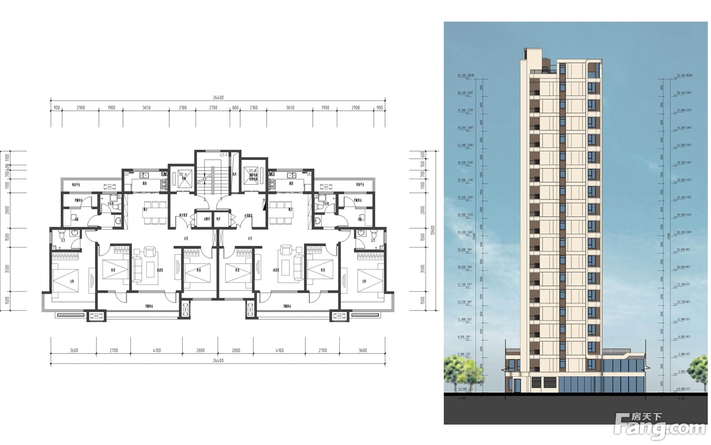 龙泰城项目的规划及建筑方案获批前公示 计划居住户数340户