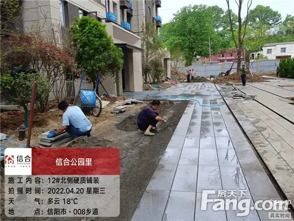 信合·公园里︱4月工程播报 春暖花开 家境初成
