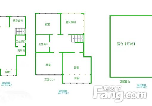 建国怡海新都4室2厅2卫南北朝向6500.00元/月出租