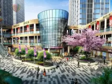 东方时代广场中间户朝南清水毛坯