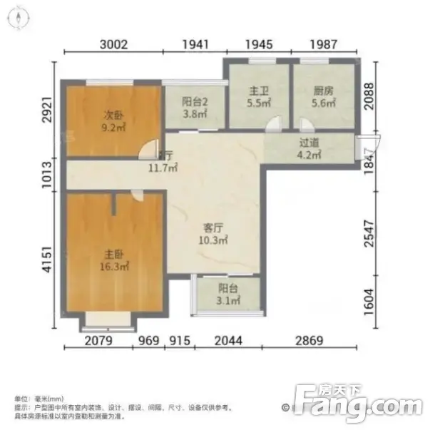 00万元,上海浦东三林永泰花苑二手房 两室 房天下