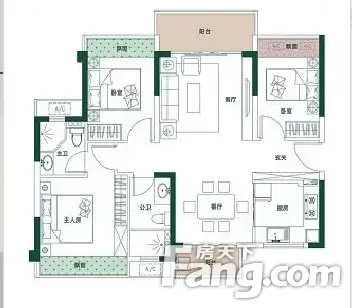 鸿润花园精装3房 东南朝向 读李瑞麟五中 拎包入住带家私家电