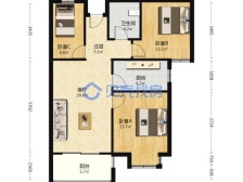 金阳花园3室2厅1卫南朝向58.00万元出售