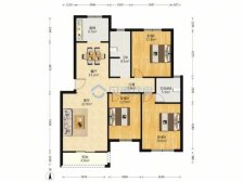 禹王台景园 3室2厅 134.52㎡ 送40平地下室 52万