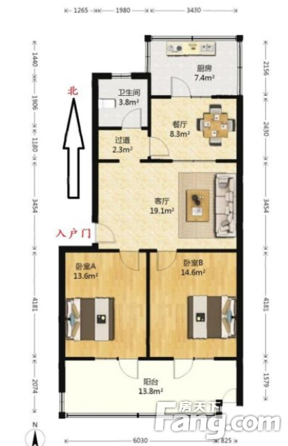 桥西 西里富华园 2室1厅,石家庄桥西西里西里富华园二手房2室 房