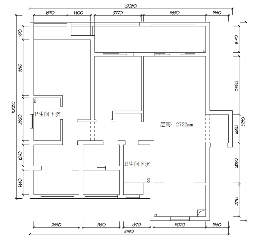 全包15万元能装修成什么效果？129平米装修案例！-新城招商香溪源装修