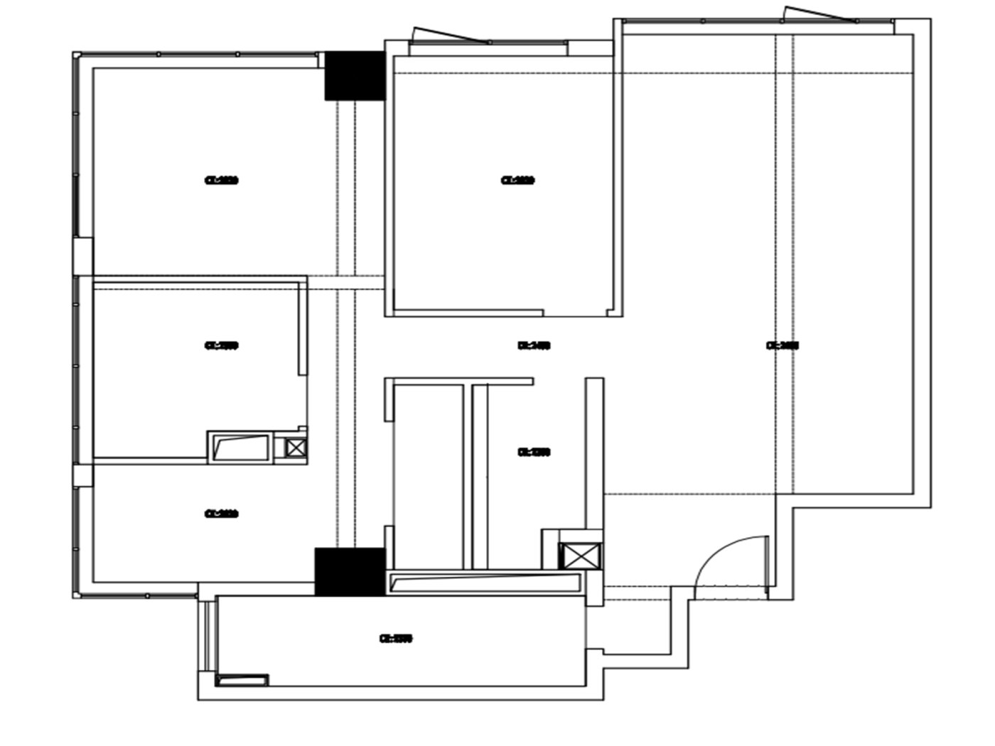 156平米三居室设计说明，25万元装修的现代风格有什么效果？-环球188公寓装修