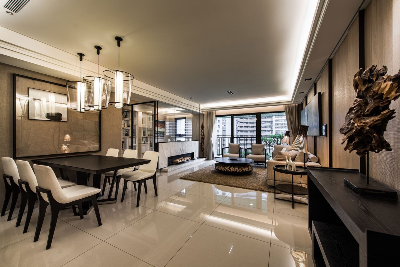 14万块钱装修的120平米的房子，现代风格简直太美了！-富力东堤湾装修