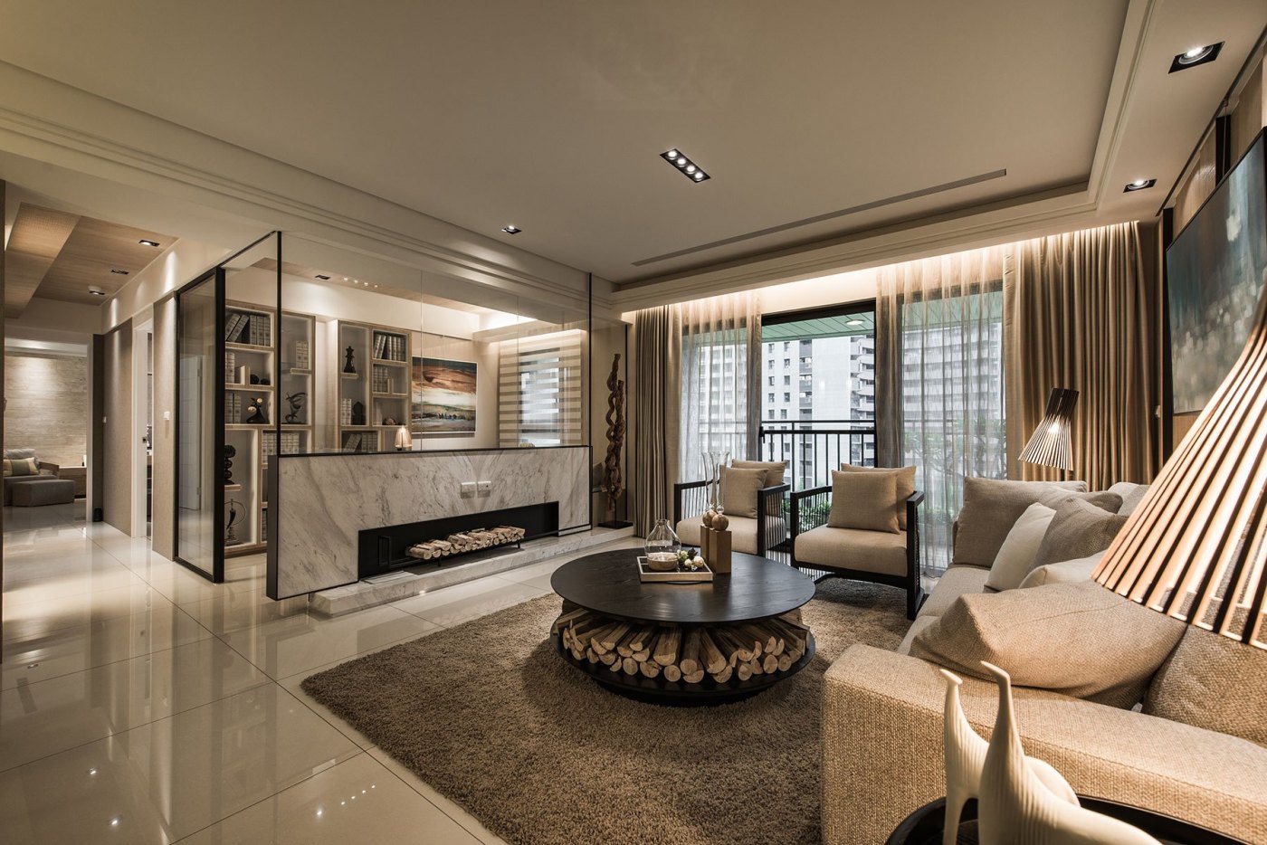 14万块钱装修的120平米的房子，现代风格简直太美了！-富力东堤湾装修