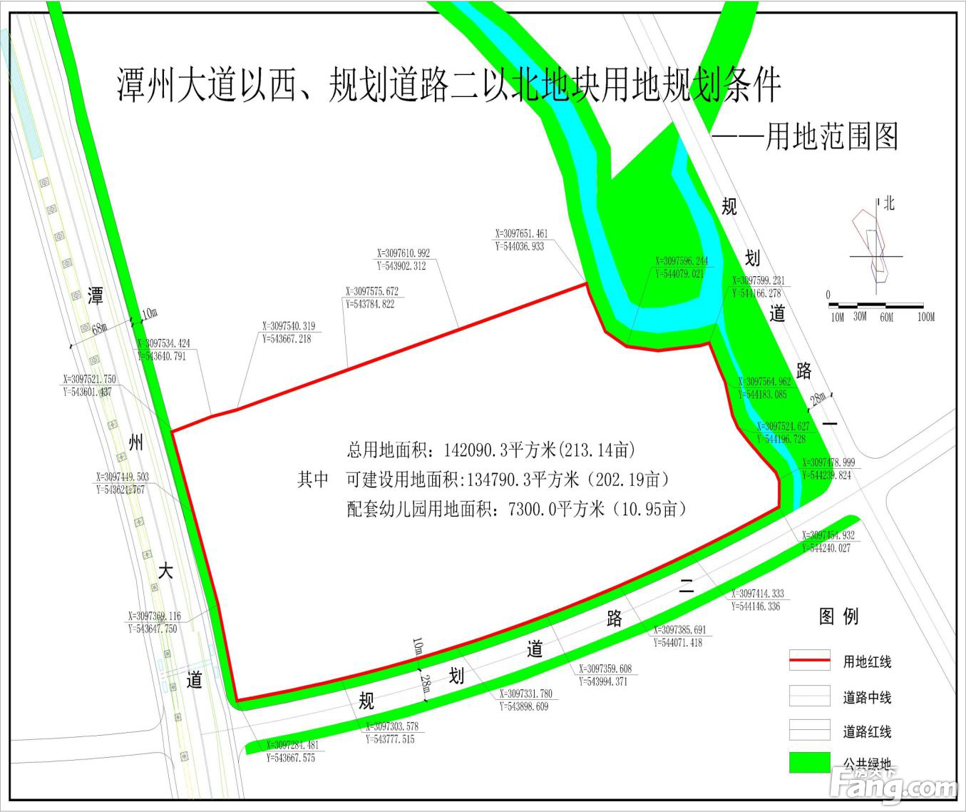 湘潭国土资源储备中心推出雨湖潭州大道以西、规划道路二以北地块