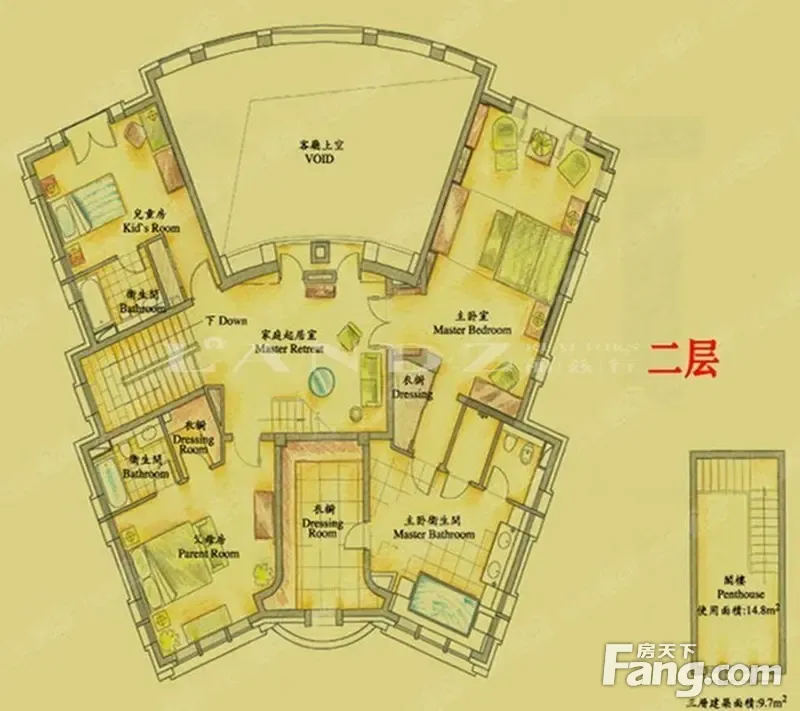 东山墅独栋别墅,泛海国际北侧,泛海世家旁,同看霄云路8号.