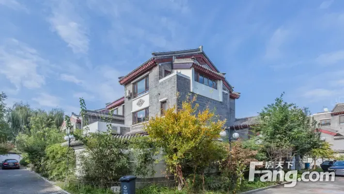 户独门独院 使用650平正南正北,北京朝阳亚运村紫庐别墅二手房五室