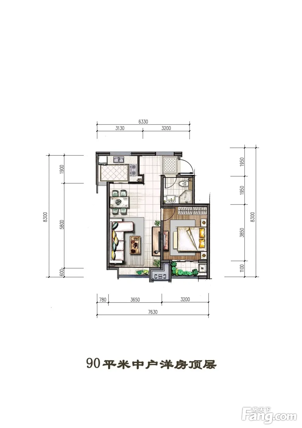 金龙和玺洋房项目户型图.