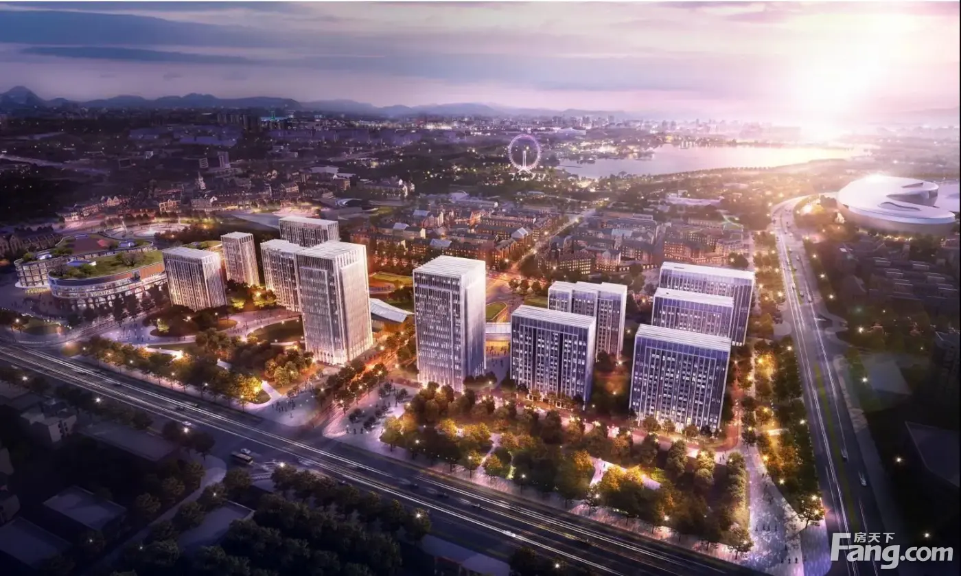 南湖中央广场 | 悦府南湖周边邻湖cbd综合体大盘配套住宅图片中展示的
