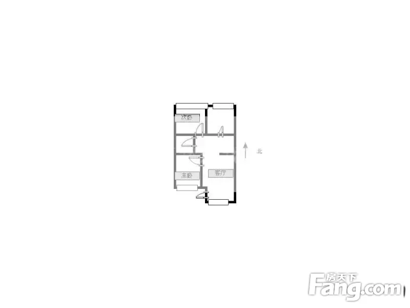 良乡南关罗府家园南北向两居室出租