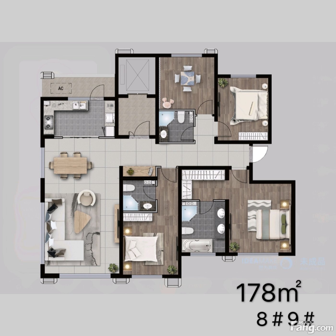 皓顺琨御户型图c2图片