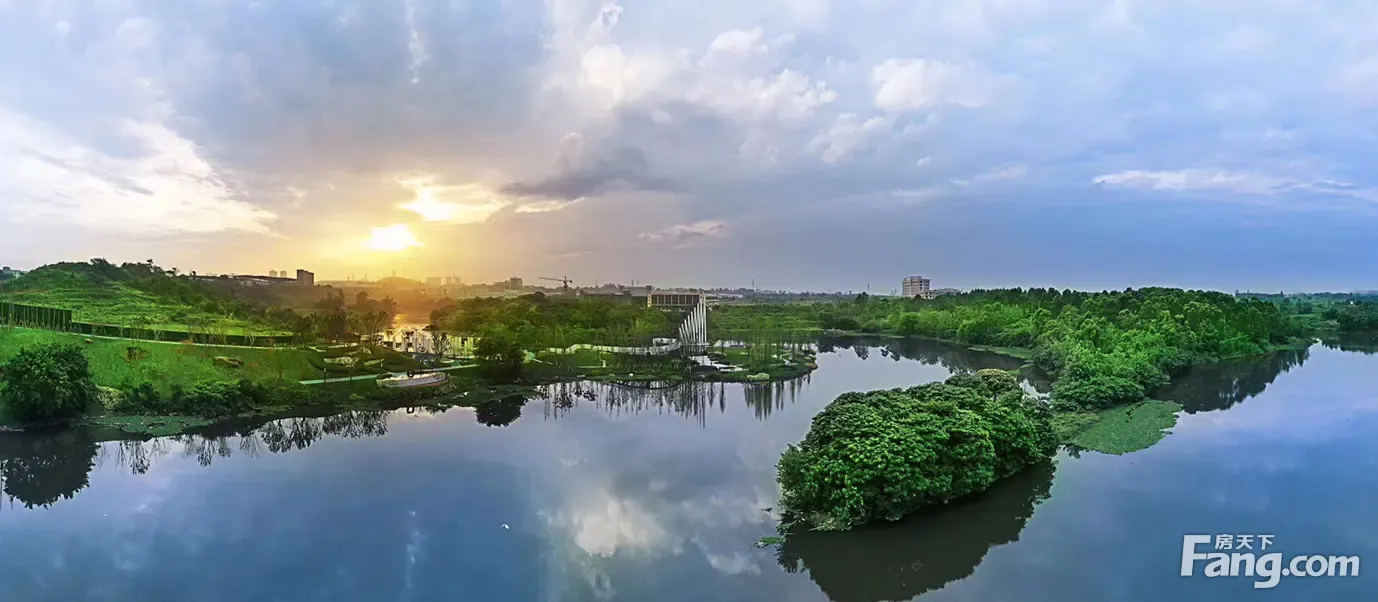 蓝光鹭湖长岛好不好置业顾问从项目现场发回新组图