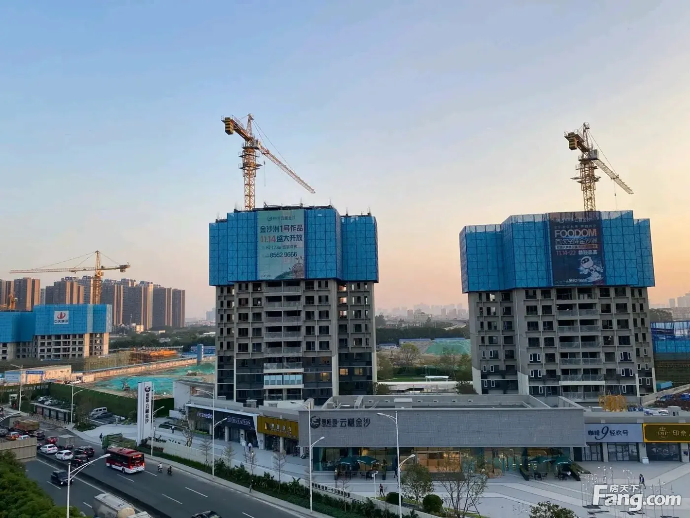 从碧桂园云樾金沙现场发来5条项目新消息,请查看!