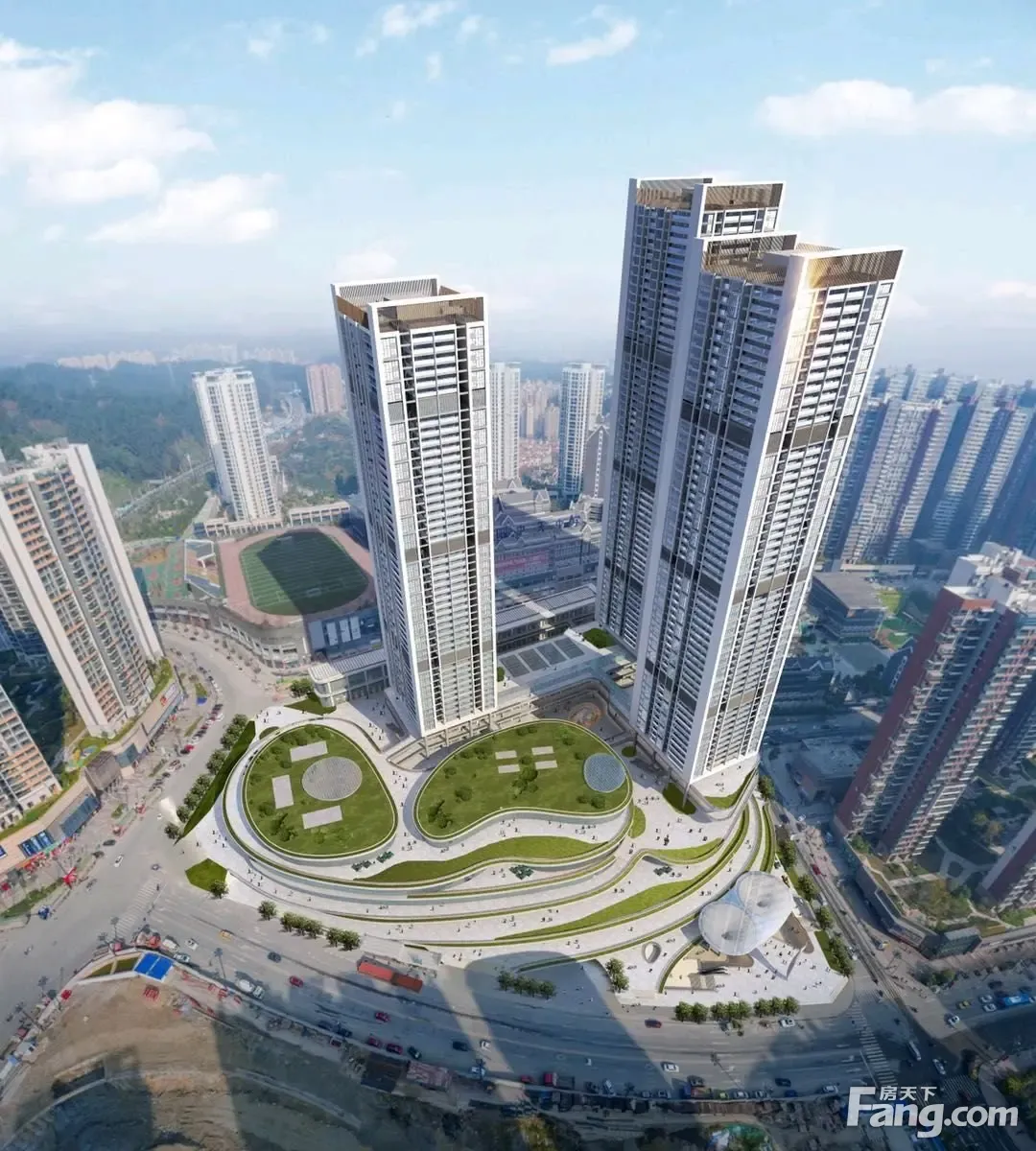 中天未来方舟好不好置业顾问从项目现场发回新鲜组图