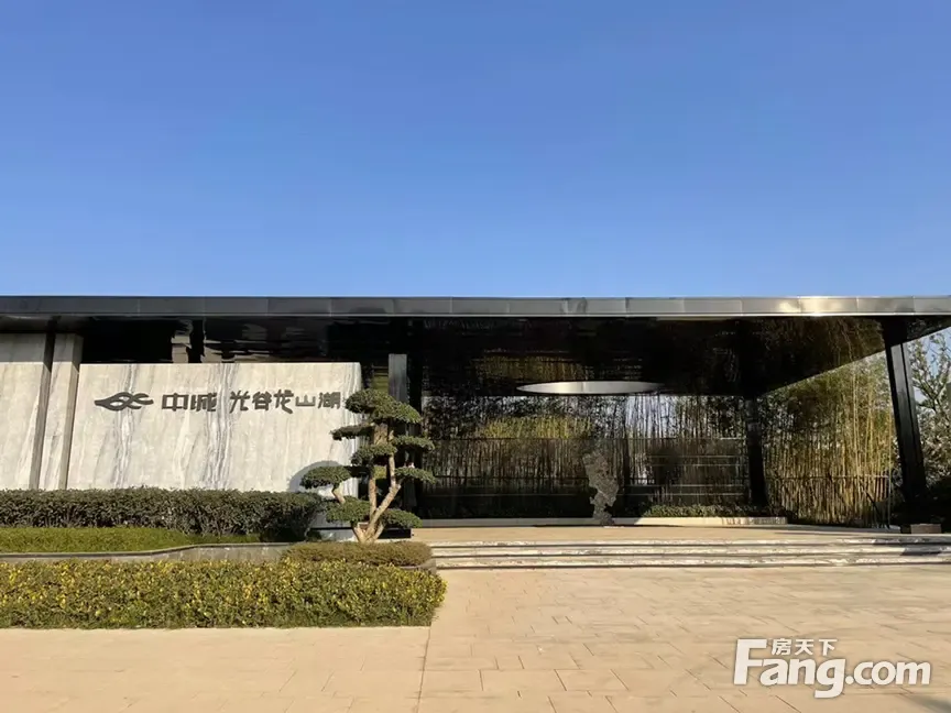 中城光谷龙山湖好不好置业顾问从项目现场发回新鲜组图