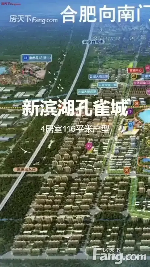 新滨湖孔雀城新拍现场谍照实时了解楼盘新动态
