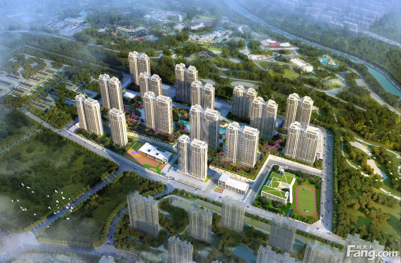 富力城玖院新拍现场谍照实时了解楼盘新动态