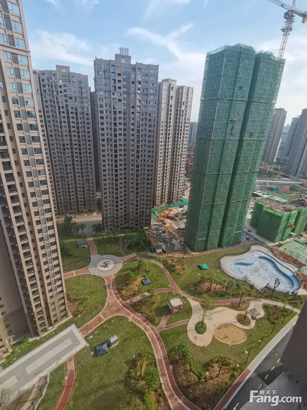 九华金水湾好不好置业顾问从项目现场发回新组图