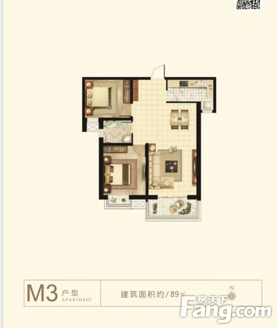 保定直隶新城户型图图片